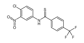 N-(4-chloro-3-nitrophenyl)-4-(trifluoromethyl)benzenecarbothioamide 1257095-61-6