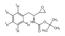 (2S,3S)-3-叔丁氧羰基-氨基-1,2-环氧-4-苯基-D5-丁烷