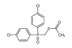 S-[bis(4-chlorophenyl)phosphorylmethyl] ethanethioate 866363-66-8