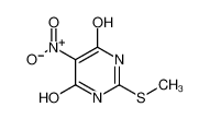 4-hydroxy-2-methylsulfanyl-5-nitro-1H-pyrimidin-6-one 1979-97-1