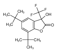5,7-ditert-butyl-3-hydroxy-3-(trifluoromethyl)-1-benzofuran-2-one