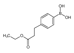 [4-(3-ethoxy-3-oxopropyl)phenyl]boronic acid 660440-57-3