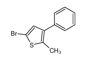 5-bromo-2-methyl-3-phenylthiophene 62403-80-9