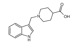1-(1H-Indol-3-ylmethyl)piperidine-4-carboxylic acid 100957-76-4