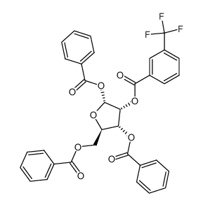 α-D-1,3,5-tri-O-benzoyl-2-O-[3-(trifluoromethyl)benzoyl]ribofuranose 145828-13-3