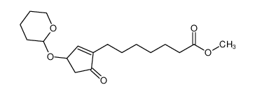 methyl 7-[3-(oxan-2-yloxy)-5-oxocyclopenten-1-yl]heptanoate 40098-24-6