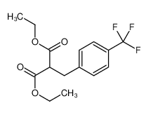 diethyl 2-[[4-(trifluoromethyl)phenyl]methyl]propanedioate 29805-55-8
