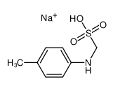 sodium,(4-methylanilino)methanesulfonic acid 28141-40-4