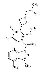 1426701-37-2 structure, C21H26ClFN6O2