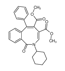 Dimethyl 2-cyclohexyl-1,2-dihydro-1-oxo-6-phenyl-2-benzazocine-4,5-dicarboxylate