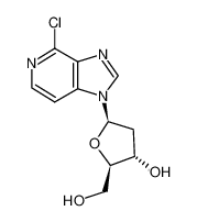4-CHLORO-1-(2-DEOXY-β-D-ERYTHROPENTOFURANOSYL)-1H-IMIDAZO[4,5-C]PYRIDINE