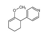 4-(2-methoxycyclohex-2-en-1-yl)pyridine 89344-78-5