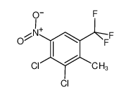 2,3-dichloro-4-methyl-1-nitro-5-(trifluoromethyl)benzene 115571-68-1