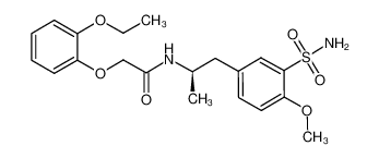 (R)-2-(2-ethoxyphenoxy)-N-[2-(4-methoxy-3-aminosulfonyl-phenyl)-1-methyl-ethyl]-acetamide 133261-17-3