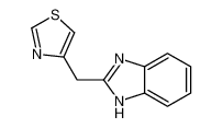 4-(1H-benzimidazol-2-ylmethyl)-1,3-thiazole 6528-92-3