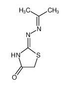 1-(propan-2-ylidene)-2-(4-oxo-thiazolidin-2-ylidene)hydrazine 38825-66-0