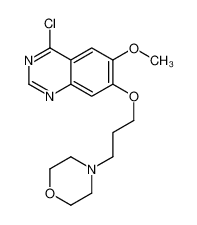 4-[3-(4-chloro-6-methoxyquinazolin-7-yl)oxypropyl]morpholine 196195-13-8