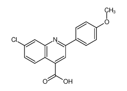 7-chloro-2-(4-methoxyphenyl)quinoline-4-carboxylic acid