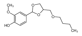 4-[4-(butoxymethyl)-1,3-dioxolan-2-yl]-2-methoxyphenol 918789-77-2