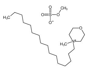 4-hexadecyl-4-methylmorpholin-4-ium,methyl hydrogen sulfate 6964-15-4