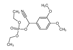 cyano(3,4-dimethoxyphenyl)methyl diethyl phosphate 96824-26-9