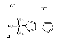 cyclopenta-1,3-diene,cyclopenta-2,4-dien-1-yl(trimethyl)silane,titanium(4+),dichloride 79269-70-8