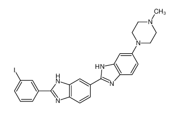 2-(3-iodophenyl)-6-[6-(4-methylpiperazin-1-yl)-1H-benzimidazol-2-yl]-1H-benzimidazole