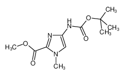 4-(叔丁氧基羰基氨基)-1-甲基-1H-咪唑-2-羧酸甲酯