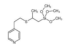 trimethoxy-[2-(2-pyridin-4-ylethylsulfanyl)propyl]silane 198567-47-4