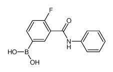 4-氟-3-(苯基氨甲酰基)苯基硼酸