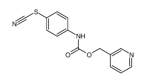 58555-07-0 pyridin-3-ylmethyl N-(4-thiocyanatophenyl)carbamate
