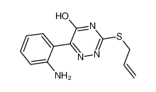 6-(2-aminophenyl)-3-prop-2-enylsulfanyl-2H-1,2,4-triazin-5-one 353516-57-1