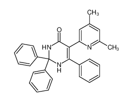 triphenyl-2,2,6 (dimethyl-4,6 pyridyl-2)-5 dihydro-1,2 3H pyrimidone-4 106932-26-7