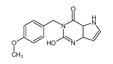 3-[(4-methoxyphenyl)methyl]-1,4a,5,7a-tetrahydropyrrolo[3,2-d]pyrimidine-2,4-dione