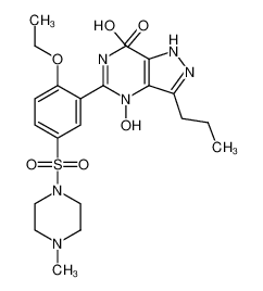5-{2-乙氧基-5-[(4-甲基-1-哌嗪基)磺酰基]苯基}-3-丙基-1,6-二氢-7H-吡唑并[4,3-d]嘧啶-7-酮