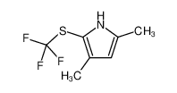 3,5-dimethyl-2-(trifluoromethylsulfanyl)-1H-pyrrole 62665-43-4