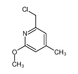 2-(chloromethyl)-6-methoxy-4-methylpyridine 100636-47-3