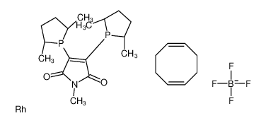 (?)-2,3-二[(2R,5R)-2,5-二甲基磷杂环戊烷基]-N-甲基马来酰亚胺(1,5-环辛二烯)铑(I)四氟硼酸盐