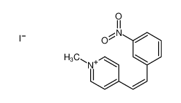 1-methyl-4-[2-(3-nitrophenyl)ethenyl]pyridin-1-ium,iodide 29714-08-7