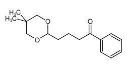 4-(5,5-二甲基-1,3-二恶烷-2-基)-1-苯基-1-丁酮