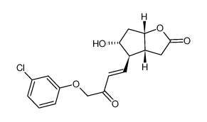 (3AR,4R,5R,6AS)-4-[(1E)-4-(3-氯苯氧基)-3-氧代-1-丁烯-1-基]六氢-5-羟基-2H-环戊并[B]呋喃-2-酮