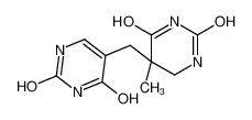 5-[(5-methyl-2,4-dioxo-1,3-diazinan-5-yl)methyl]-1H-pyrimidine-2,4-dione 28100-77-8