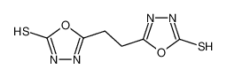 5-[2-(2-sulfanylidene-3H-1,3,4-oxadiazol-5-yl)ethyl]-3H-1,3,4-oxadiazole-2-thione 90748-73-5