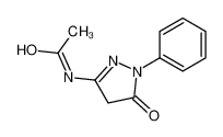 N-(5-oxo-1-phenyl-4H-pyrazol-3-yl)acetamide 2311-90-2