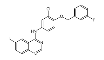 4-[3-氯-4-(3-氟苄基氧)苯基氨基]-6-碘喹唑啉