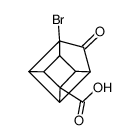 1-bromo-9-oxopentacyclo(4.3.0.02,5.03,8.04,7)nonane-4-carboxylic acid 25867-88-3