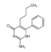 2-amino-5-butyl-6-phenyl-1H-pyrimidin-4-one 7377-47-1