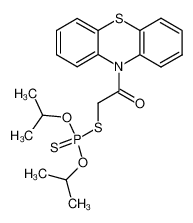 126588-21-4 10-[[(diisopropoxyphosphinothioyl)thio]acetyl]phenothiazine