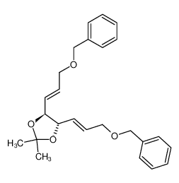 (4S,5S)-4,5-O-isopropylidene-1,8-di-O-benzyl-2E,6E-octadiene-1,4,5,8-tetraol 118508-98-8