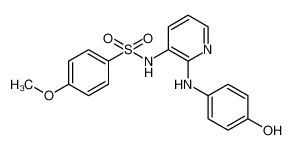 N-[2-[(4-羟基苯基)氨基]-3-吡啶基]-4-甲氧基苯磺酰胺